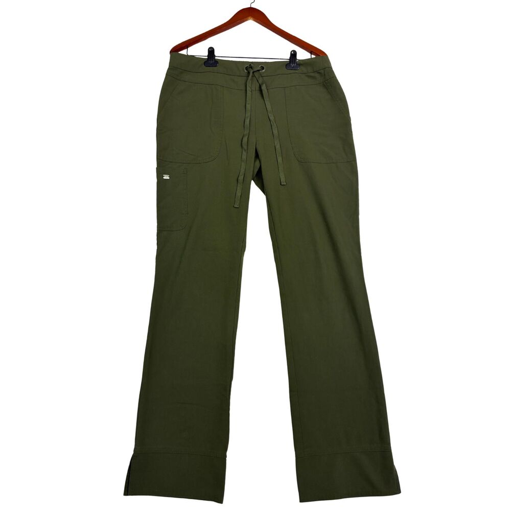 Grey's Anatomy by Barco Signature Women's Olive Green Scrub Pants Size MT Tall